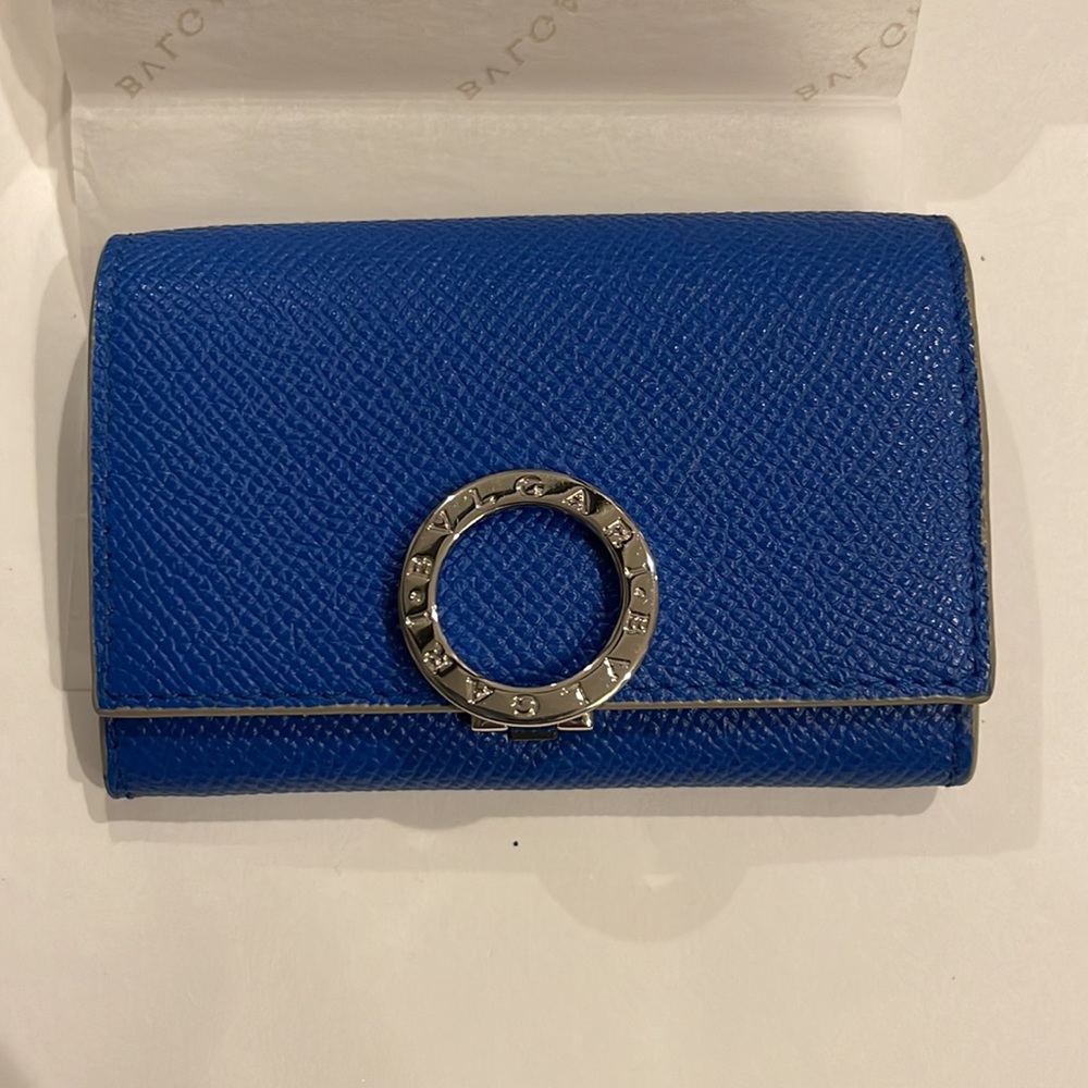 Bulgari Card Wallet w/ Certification, really unique and sophisticated